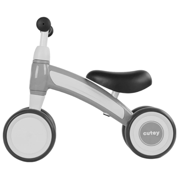 Tricicletă fără pedale Qplay Cutey 12" Pink Brown Metal / Pentru copii photo 2
