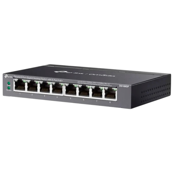 Switch TP-Link DS108GP Black 16 Gbit/s photo 2