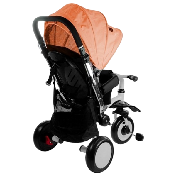 Triciclu LeanToys Pro400 Orange  Oțel / Pentru copii photo 3