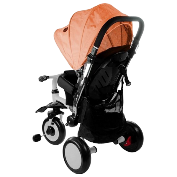 Triciclu LeanToys Pro400 Orange  Oțel / Pentru copii photo 4