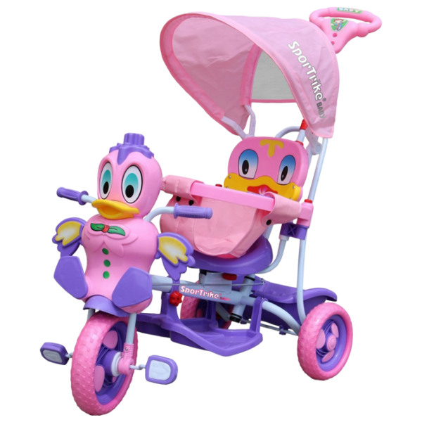 Triciclu SporTrike Happy Duck Pink  Oțel / Pentru copii photo 1