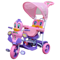 Triciclu SporTrike Happy Duck Pink  Oțel / Pentru copii