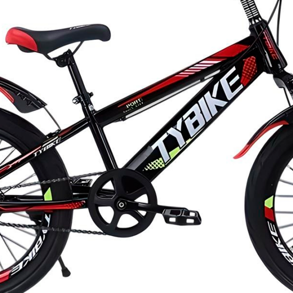 Bicicletă TyBike BK-10 20" 20" Red Black Oțel / Pentru copii photo 3