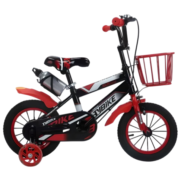 Bicicletă TyBike BK-06 16" 16" Red Black Aliaj de magneziu / Pentru copii photo 1