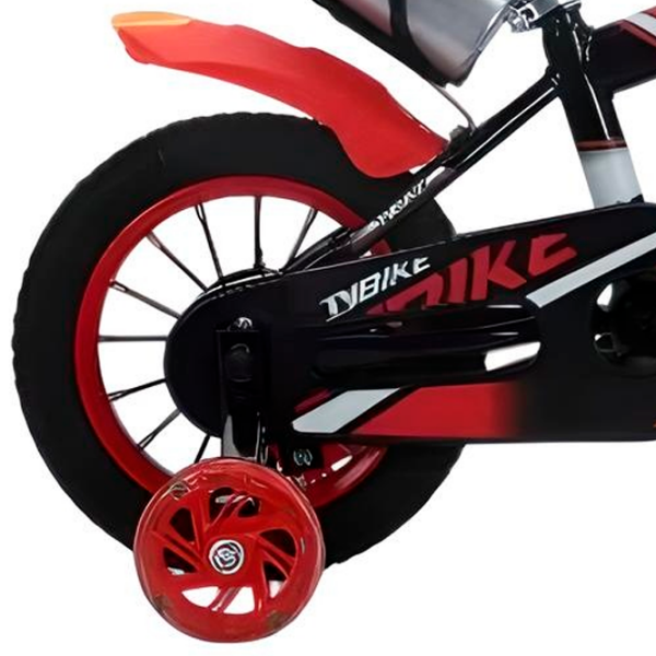 Bicicletă TyBike BK-06 16" 16" Red Black Aliaj de magneziu / Pentru copii photo 2