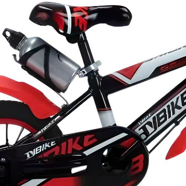 Bicicletă TyBike BK-06 16" 16" Red Black Aliaj de magneziu / Pentru copii photo 3