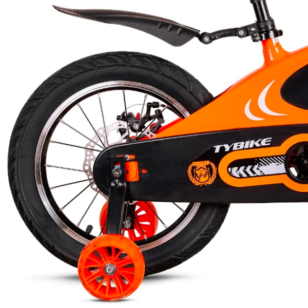 Велосипед TyBike BK-1 Spoke 16" 16" Оранжевый Черный Магниевый сплав / Детский photo 3