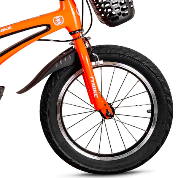 Велосипед TyBike BK-1 Spoke 16" 16" Оранжевый Черный Магниевый сплав / Детский photo 9