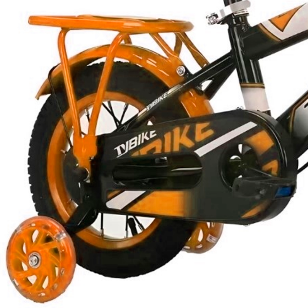 Bicicletă TyBike BK-06 12" 12" Orange Black Aliaj de magneziu / Pentru copii photo 2