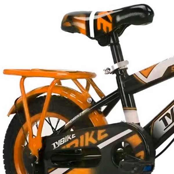 Bicicletă TyBike BK-06 12" 12" Orange Black Aliaj de magneziu / Pentru copii photo 3