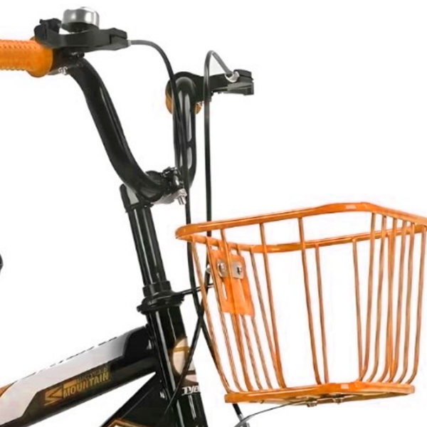 Bicicletă TyBike BK-06 12" 12" Orange Black Aliaj de magneziu / Pentru copii photo 4