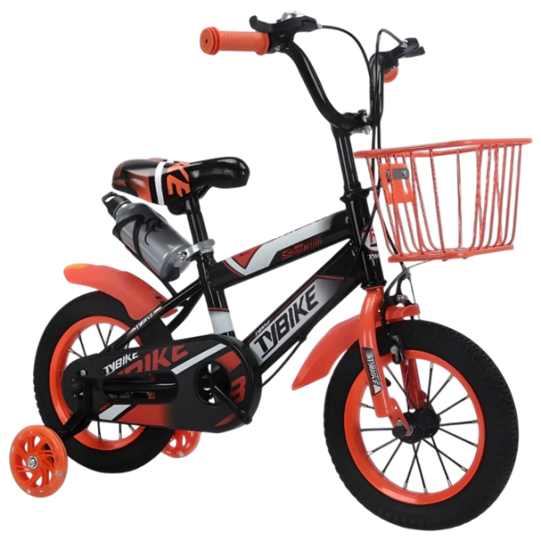 Bicicletă TyBike BK-06 16" 16" Orange Black Aliaj de magneziu / Pentru copii photo 1