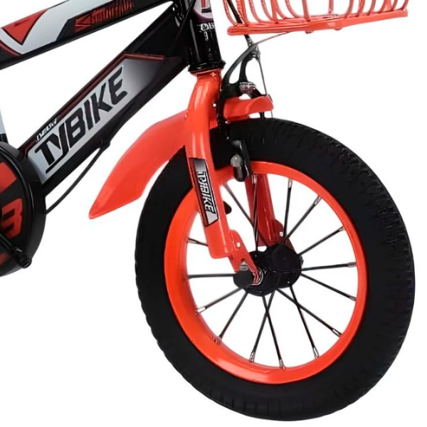 Bicicletă TyBike BK-06 16" 16" Orange Black Aliaj de magneziu / Pentru copii photo 5