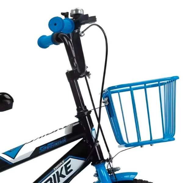 Bicicletă TyBike BK-06 12" 12" Blue Black Aliaj de magneziu / Pentru copii photo 4