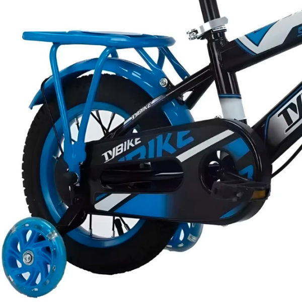 Bicicletă TyBike BK-06 12" 12" Blue Black Aliaj de magneziu / Pentru copii photo 5