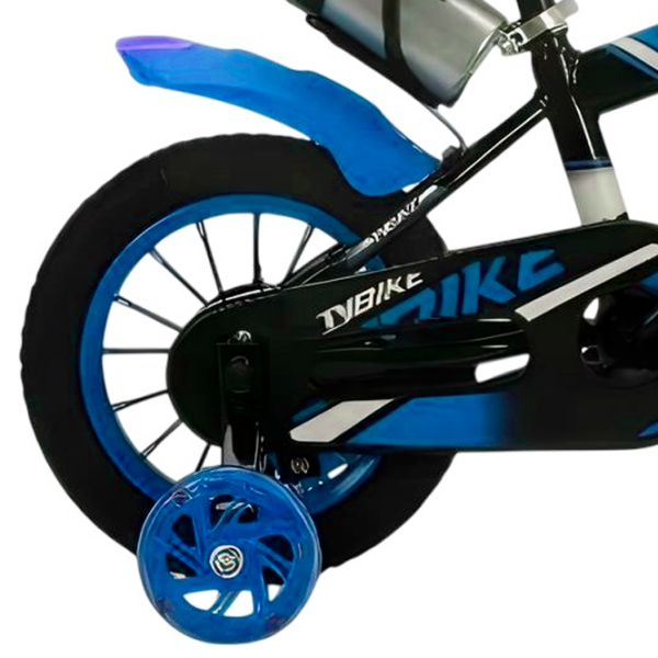 Bicicletă TyBike BK-06 16" 16" Blue Black Aliaj de magneziu / Pentru copii photo 2