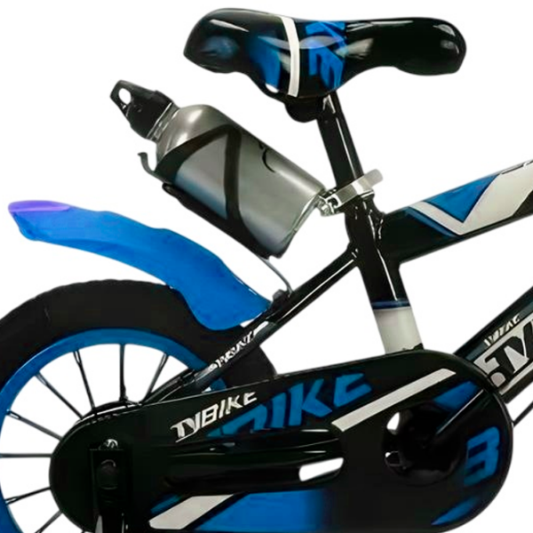 Bicicletă TyBike BK-06 16" 16" Blue Black Aliaj de magneziu / Pentru copii photo 3