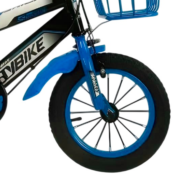 Bicicletă TyBike BK-06 16" 16" Blue Black Aliaj de magneziu / Pentru copii photo 5