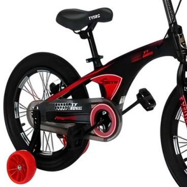 Bicicletă TyBike BK-08 16" 16" Black Red Aliaj de magneziu / Pentru copii photo 3