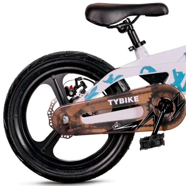 Bicicletă TyBike BK-09 20" 20" Gray White Aliaj de magneziu / Pentru copii photo 2