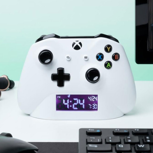 Lampă de masă fan Paladone Alarm Clock PP7898XB White Xbox photo 4