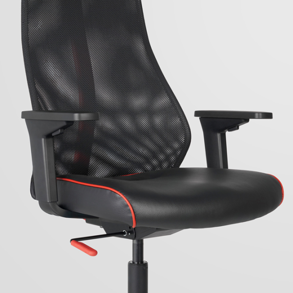 Scaun Gaming Ikea Matchspel 5432513 Black Red  photo 2