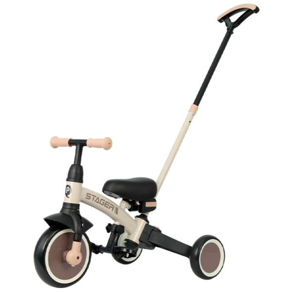 Трицикл Qplay Stager 3 in 1 Коричневый  Металл / Детский photo 1