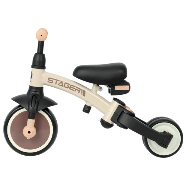 Трицикл Qplay Stager 3 in 1 Коричневый  Металл / Детский photo 4