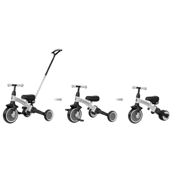 Triciclu Qplay Stager 3 in 1 Green  Metal / Pentru copii photo 5