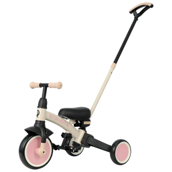 Трицикл Qplay Stager 3 in 1 Розовый  Металл / Детский photo 1