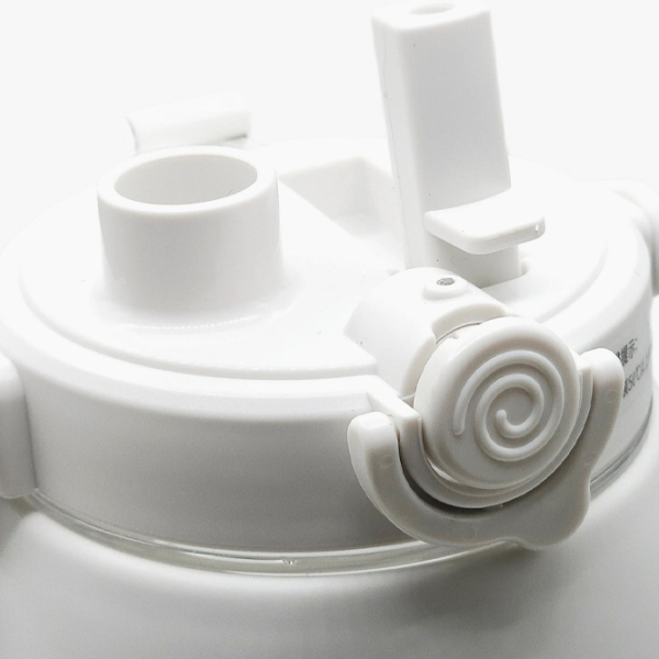 Sticlă pentru apă Sanvcat Double Drink Tiritan Sports Pot Belly Cup White 1.3l photo 3