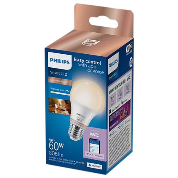 Bec inteligent LED Philips Smart LED Bulb 929003781921 E27 | 8 W | Yellow photo 2