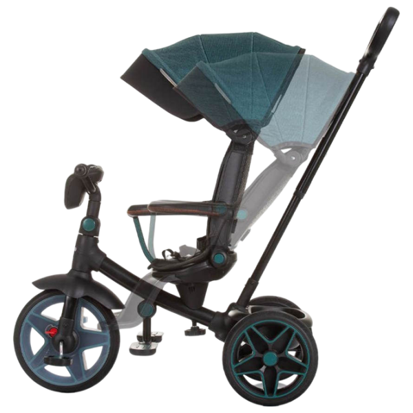 Triciclu Chipolino TRKDR02403TL Blue  Metal / Pentru copii photo 2