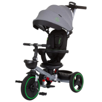 Трицикл Chipolino 360 Alpha Серый  Металл / Детский