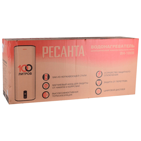 Бойлер Resanta 74/5/4 Белый 2000 Вт, 100 л, «Мокрый», Нержавеющая сталь photo 8
