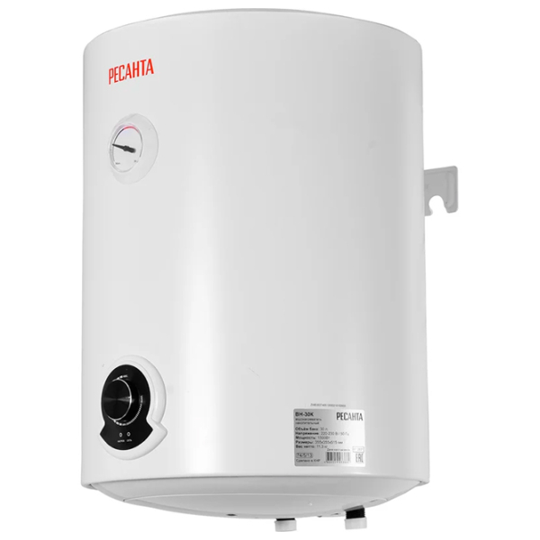 Boiler Resanta ВН-30К White 1500 W, 30 l, «Umed», Email photo 2