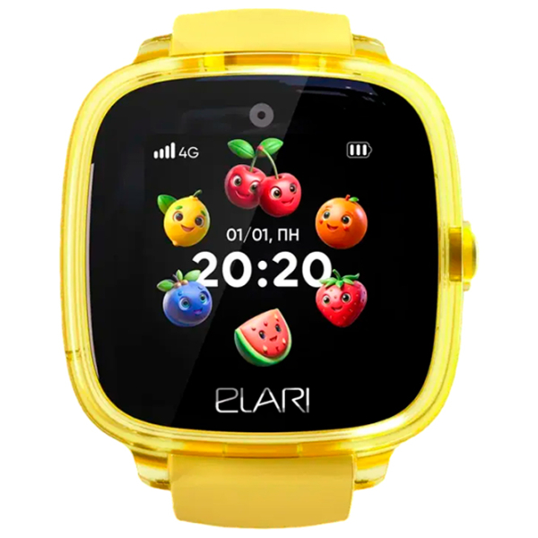 Детские часы Elari KidPhone 4G Fresh Желтый 1.4", 240 x 240 photo 14