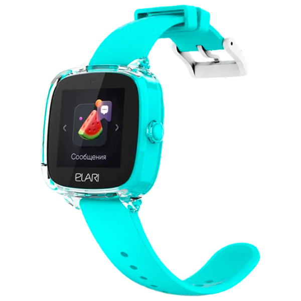 Детские часы Elari KidPhone 4G Fresh Аквамариновый 1.4", 240 x 240 photo 2