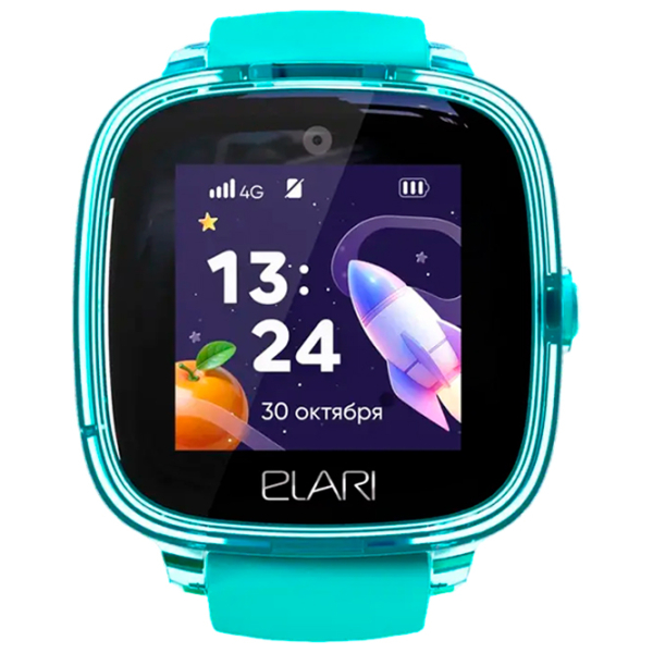 Детские часы Elari KidPhone 4G Fresh Аквамариновый 1.4", 240 x 240 photo 13