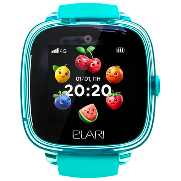 Детские часы Elari KidPhone 4G Fresh Аквамариновый 1.4", 240 x 240 photo 14