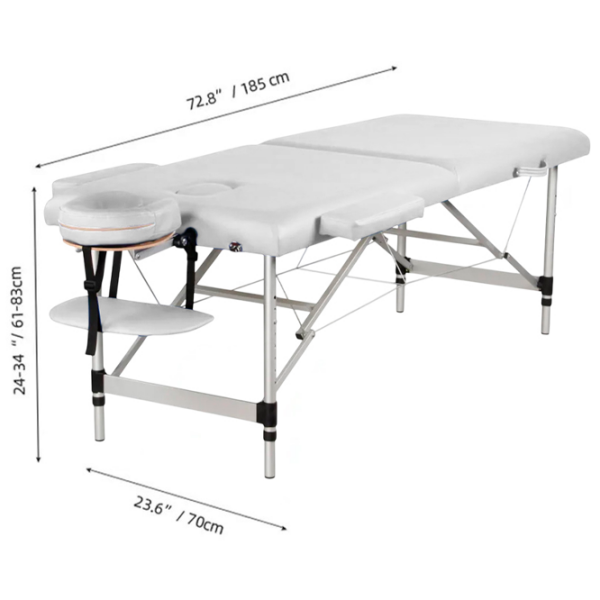 Masă de masaj SMDFit BM2723-1.2.3 PVC-16 White  photo 3