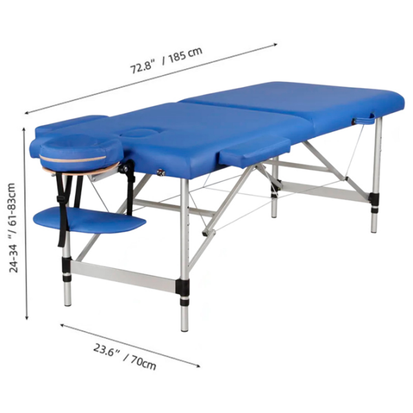 Masă de masaj SMDFit BM2723-1.2.3 PVC-16 Blue  photo 4