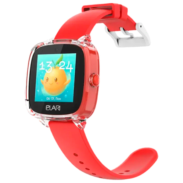 Детские часы Elari KidPhone 4G Fresh Красный 1.4", 240 x 240 photo 2