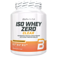 Proteină BioTechUSA Iso Whey Zero Clear 500 g Ceai de piersici cu gheață | praf
