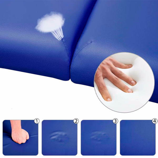 Masă de masaj SMDFit BM2523-1.2.3 PVC-3 Blue  photo 5