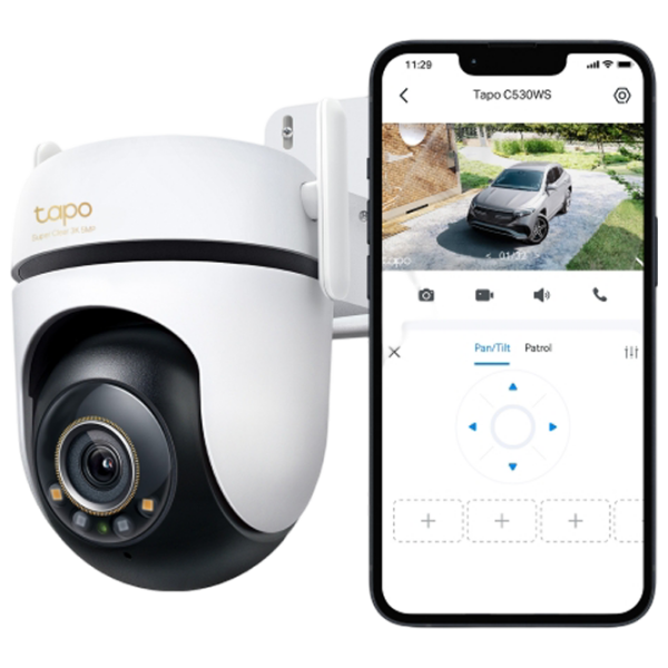 Cameră de supraveghere TP-Link TAPO C530WS 5 MP White 2880 x 1620 / Cu fir photo 4