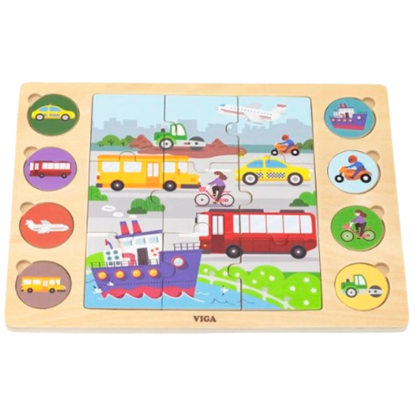 Puzzle VIGA 44742 (00883666) Количество деталей: 17, Рекомендуемый возраст: 3+ photo 1