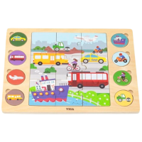 Puzzle VIGA 44742 (00883666) Количество деталей: 17, Рекомендуемый возраст: 3+