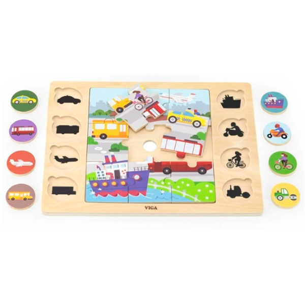 Puzzle VIGA 44742 (00883666) Количество деталей: 17, Рекомендуемый возраст: 3+ photo 2