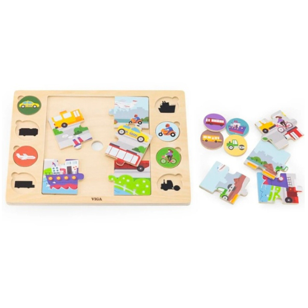 Puzzle VIGA 44742 (00883666) Количество деталей: 17, Рекомендуемый возраст: 3+ photo 3